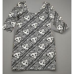 Disney Simba Lion King Girls Black And White Dress XL